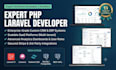 be your expert laravel developer for custom web application or saas