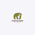 draw flat, minimalis, simple, modern, negative space logo