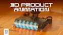 do 3d product video animation, motion design, and cinematics