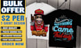make custom t shirt design and bulk t shirts design