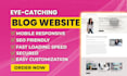 create modern wordpress business and blog website