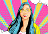 make your photo into a custom pop art comic style portrait vibrant and unique