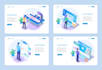 design amazing isometric illustration for web and app