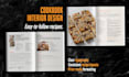 your cookbook cover and recipe book layout for print