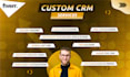 develop custom CRM and erp with node js, PHP, laravel, react, react native