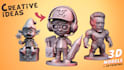 create your sketch to a 3d print ready model