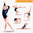 do exercise, yoga, fitness, gymnastics workout illustrations