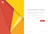 do website in material design ui, php, html5, bootstrap