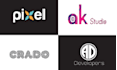 make text and font logo design within 12 hours
