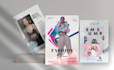 design minimalistic flyers, posters