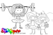 draw cute stick figure illustrations
