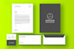 do unique minimalist business card design with stationary