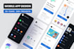 do professional mobile app UI design with figma