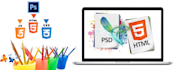 convert psd to html css responsive website