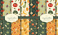 unique pattern designs for textiles and wallpapers