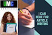 write or rewrite an informative article and blog writing