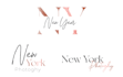design watercolor hand drawn feminine  signature minimalist logo