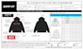 create technical sketch and tech pack for clothing brand