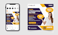design attractive instagram posts for school, college ads