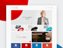 do professional website template design for any company