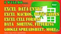 perform the fastest microsoft excel and google sheet works