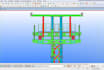 do autocad 2d steel structure drawings