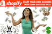 redesign shopify website and redesign shopify store