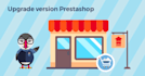 upgrade prestashop to latest also create new store