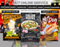design food flyer or poster, restaurant menu