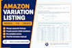 create and merge amazon variation listings and fix parent child errors