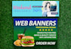 design professional web banner, header, banner ad or a flyer