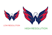 convert your low resolution logo into high resolution