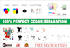do any type of color separation for screen printing
