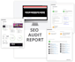 create an optimal strategy SEO audit report with action plan