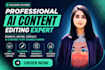 humanize ai content, rewrite ai text, edit chatgpt content, and make it natural