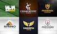create a professional modern business logo design