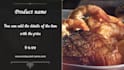 create an animated restaurant menu display video
