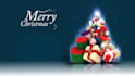 design christmas logo animation and video card
