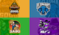 design quirky mascot, character, and cartoon logo