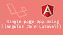 be your laravel developer with angular js with custom cms
