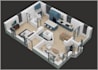 make 3d floor plan, interior and exterior renderings