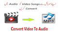 video to audio convert within day delivery