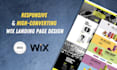 design an extraordinary wix website, wix landing page