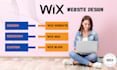 design or redesign your custom wix website wix SEO wix blog
