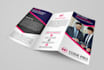design a professional bifold or trifold brochure design