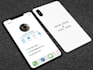 do iphone style business card
