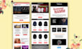 responsive HTML email template for mailchimp