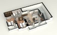create basic 2d and 3d floor plan rendering in sketchup