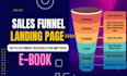 design sales funnel landing page ebook landing page with payment integration