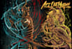 design killer metal band t shirt artwork in dark style